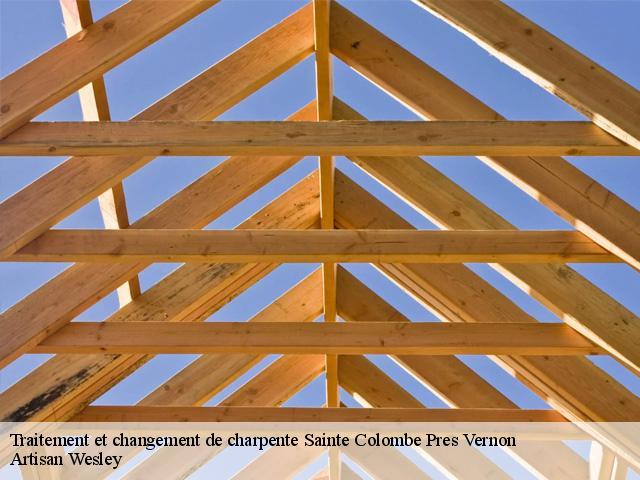 Traitement et changement de charpente  sainte-colombe-pres-vernon-27950 Artisan Wesley